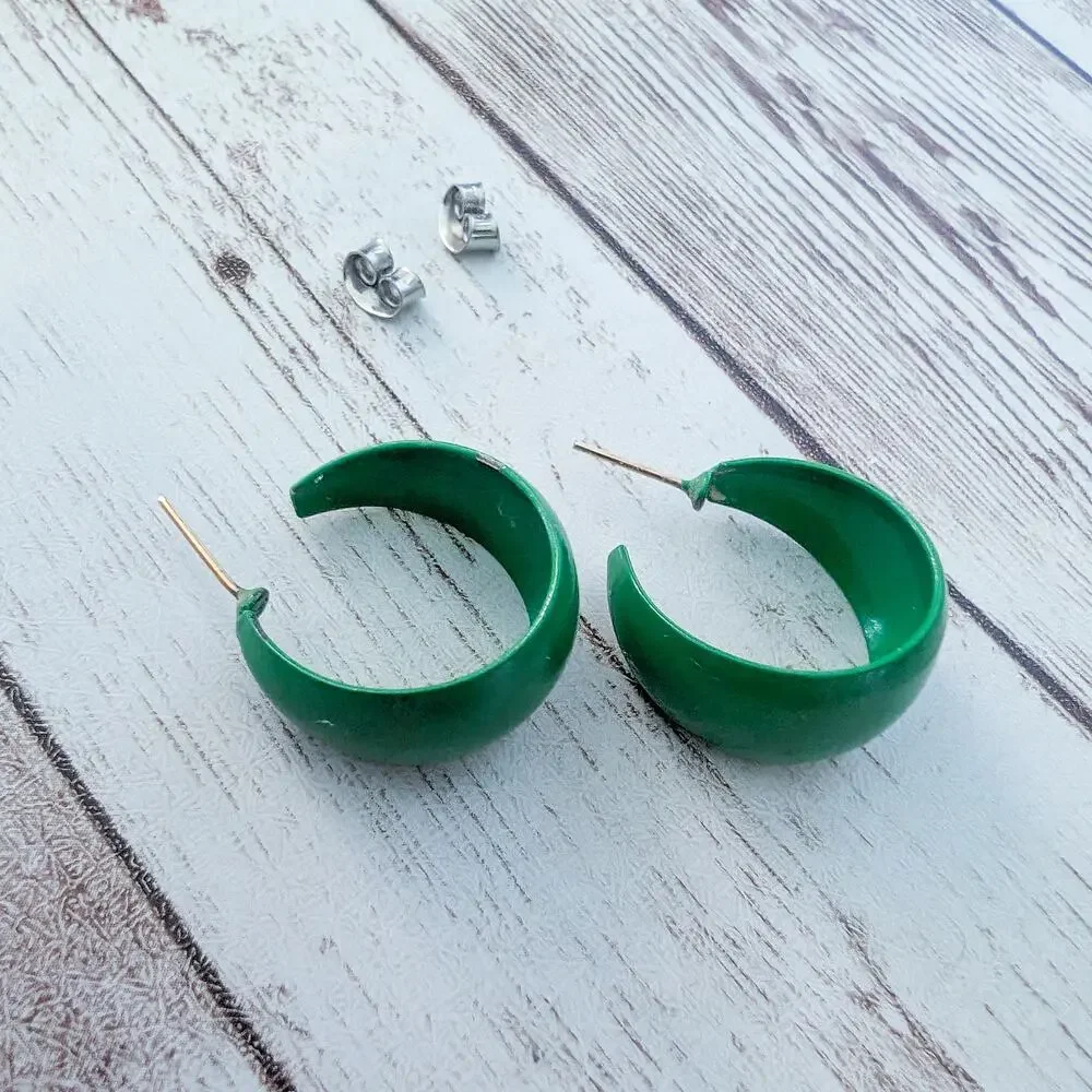 Vintage earrings pierced